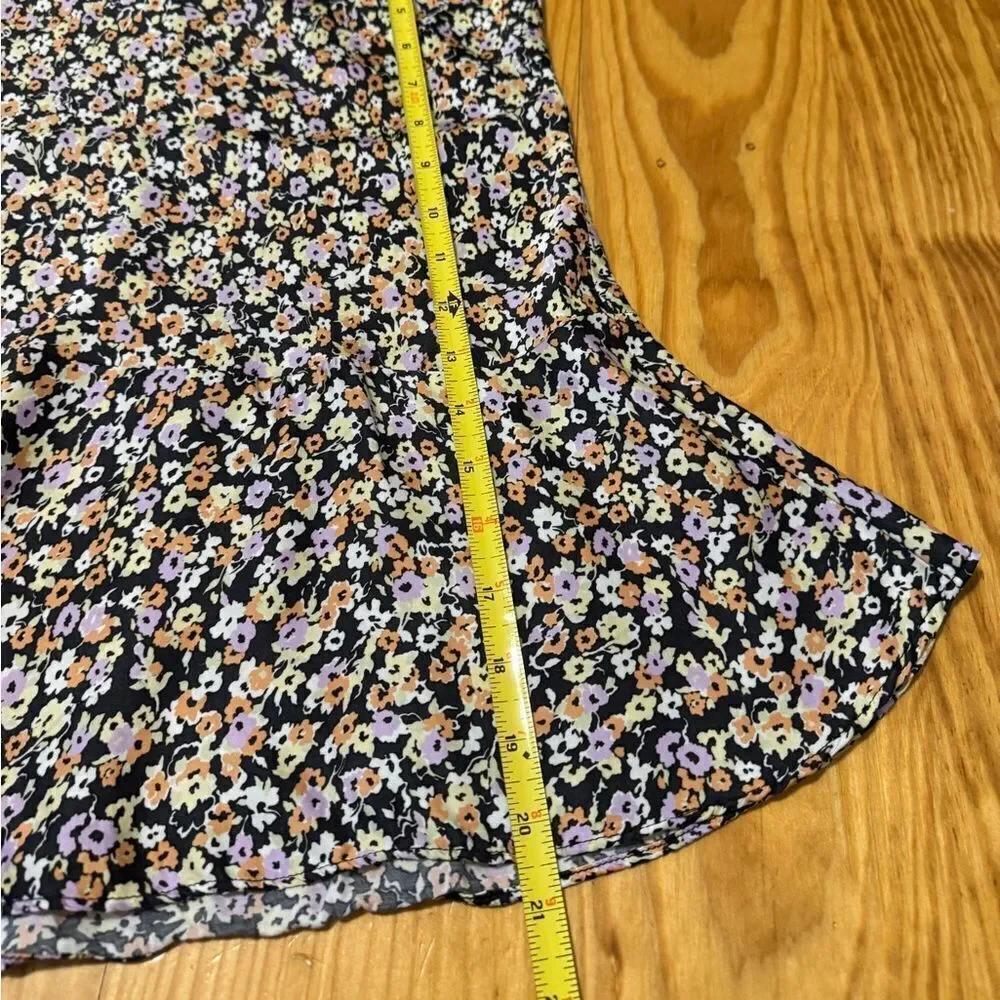 Nation LTD Womens Ditsy Floral Mini Skirt Viscose Size MED Y2K